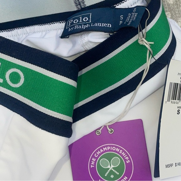 NWT Polo by Polo Classic Pleated Tennis Skort  with Striped Waistband Size S - Picture 5 of 7